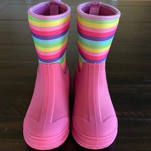 Girls neoprene waterproof snow boots size 2